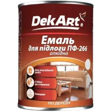 Емаль алкідна DEKART ПФ-266 червоно-коричневий 2,8 кг