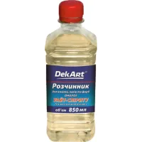 Розчинник для емалей, лаків та фарб DekArt 0,85 л