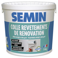 Клей SEMIN COLLE REVETEMENTS для склохолста та шпалер 5 кг