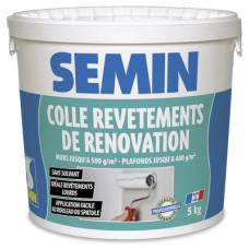 Клей SEMIN COLLE REVETEMENTS для склохолста та шпалер 5 кг