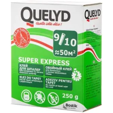 Клей QUELYD Super Express  для всіх типів паперових шпалер 250 г