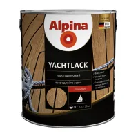 Лак яхтовий глянцевий Alpina Yachtlack прозорий 2,5 л 
