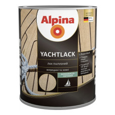 Лак яхтовий шовковисто-матовий Alpina Yachtlack прозорий 0,75 л 