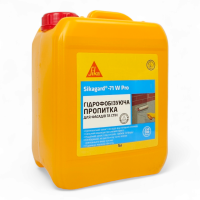 Гідрофобізуюче просочення для захисту фасадів на водній основі Sika Sikagard-71 W Pro 5 л 