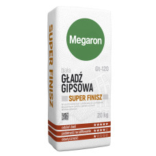 Гіпсова штукатурка MEGARON SUPER FINISZ GT-120 (Мульті-Фініш) 20 кг