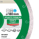  Круг алмазний вiдрiзний 1A1R 180 Granite Premium