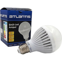 Акумуляторна LED лампочка Atlantis 9 Вт Е27