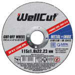 Відрізний диск по металу WellCut 115х1.0х22.23 мм
