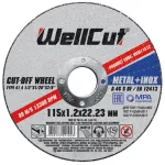 Відрізний диск по металу WellCut 115х1.2х22.23 мм