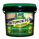 Бітумно-каучуковий герметик HERCUL BITUMEN FG армований фіброволокном 1 кг чорний