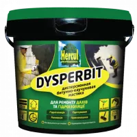Мастика бітумно-каучукова HERCUL DYSPERBIT для покрівлі та безшовної гідроізоляції 20 кг